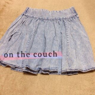 オンザカウチ(on the couch)のon the couchケミカルスカート(ミニスカート)