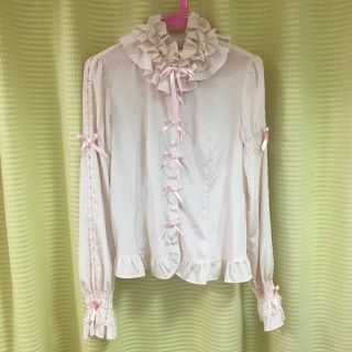 アンジェリックプリティー(Angelic Pretty)の襟フリルブラウス(シャツ/ブラウス(長袖/七分))