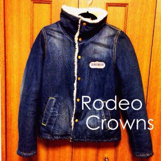 ロデオクラウンズ(RODEO CROWNS)のRCSボアデニムジャケット(Gジャン/デニムジャケット)