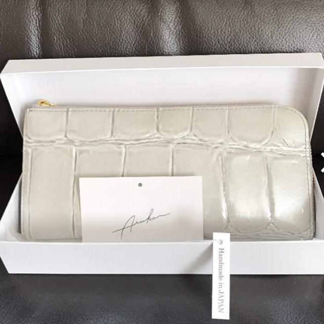 Furla(フルラ)の【kasgano24様専用】クロコ型押し革製 長財布 レディースのファッション小物(財布)の商品写真
