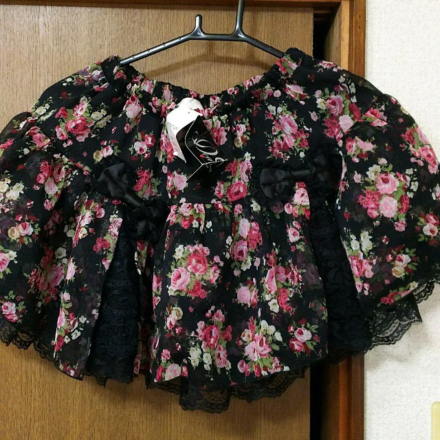 夢展望(ユメテンボウ)の夢展望花柄リボンスカート レディースのスカート(ミニスカート)の商品写真