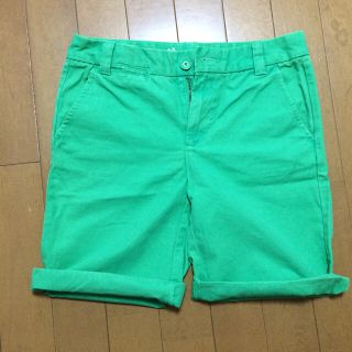 ギャップ(GAP)のGAP ロールアップ ハーフパンツ 緑 レディース(ハーフパンツ)