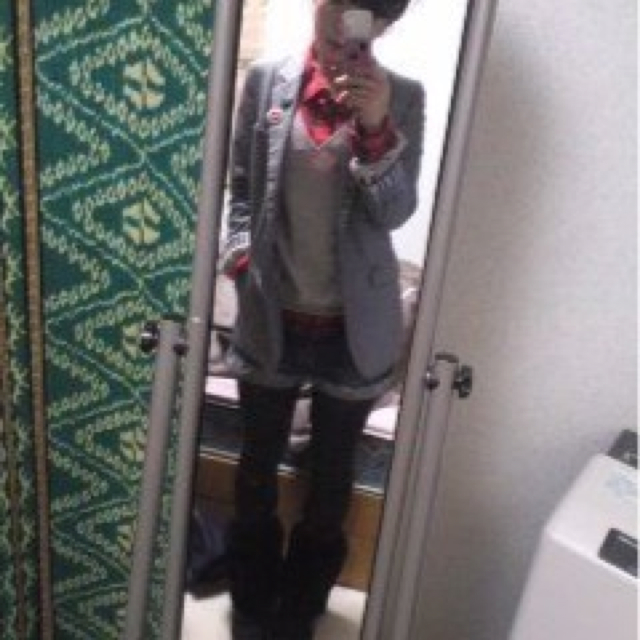 RETRO GIRL(レトロガール)のロング丈JKT♡ レディースのジャケット/アウター(テーラードジャケット)の商品写真