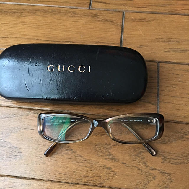 Gucci(グッチ)の最終値下げ❗️美品 GUCCI グッチ 眼鏡 メガネ 度入り レディースのファッション小物(サングラス/メガネ)の商品写真