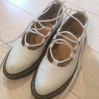 ドクターマーチン(Dr.Martens)の【レア】白レースアップ(ローファー/革靴)