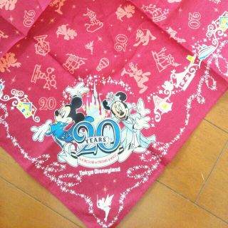 ディズニー(Disney)の未使用☆ディズニー 大判 ハンカチ(ハンカチ)