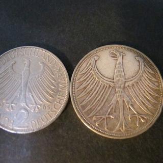 必見！西ドイツ シルバーアードラー5マルク銀貨 1951年の通販 by 