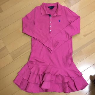 ラルフローレン(Ralph Lauren)のmanamana333様 専用 ラルフローレン ピンクポロワンピース  12歳〜(ワンピース)