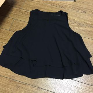 ザラ(ZARA)の大セール様 ZARA 二段フリルブラウス(シャツ/ブラウス(半袖/袖なし))