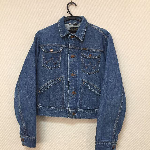 Wrangler(ラングラー)のNYのセレクトショップで購入  ヴィンテージラングラー アメリカ製  サイズ3 メンズのジャケット/アウター(Gジャン/デニムジャケット)の商品写真