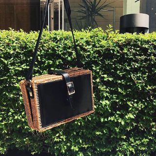 ムルーア(MURUA)の【SALE】MURUAムルーア♡スクエアカゴBAG♡ブラック(ショルダーバッグ)