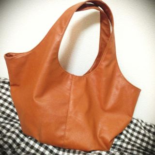 シャンブル＊合皮トートBAG(トートバッグ)