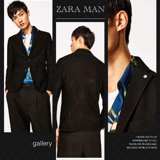 ZARA(ザラ)のZARA MAN メッシュジャケット メンズのジャケット/アウター(テーラードジャケット)の商品写真