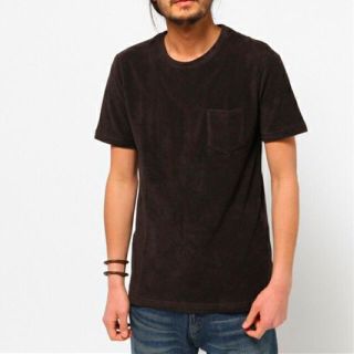 ギローバー(GUY ROVER)の【新品・未着用】GUY ROVERギローバーパイル生地クルーネックTブラウン(Tシャツ/カットソー(半袖/袖なし))