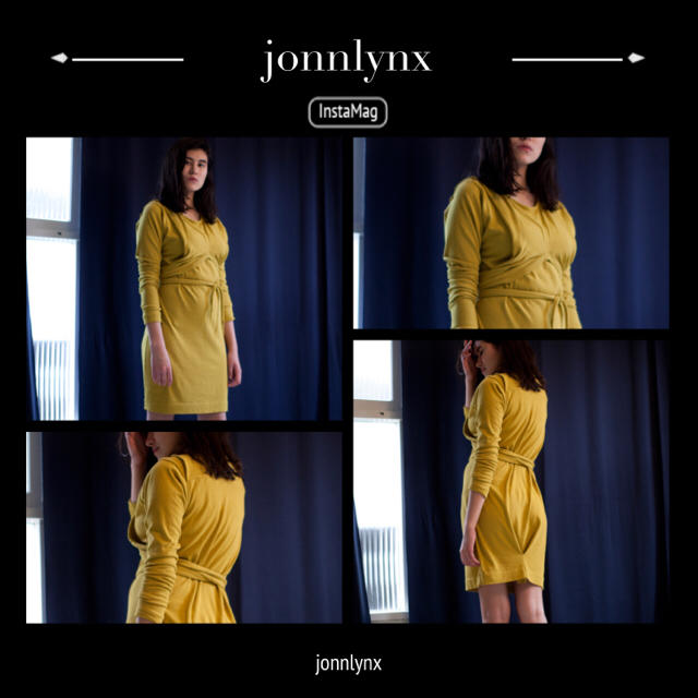 jonnlynx(ジョンリンクス)のjonnlynx  wet suit dress レディースのワンピース(ひざ丈ワンピース)の商品写真