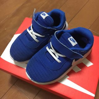 ナイキ(NIKE)のナイキ タンジュン 14センチ ブルー(スニーカー)