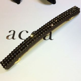 アッカ(acca)の美品  正規品 acca アッカ ロング バレッタ   (バレッタ/ヘアクリップ)