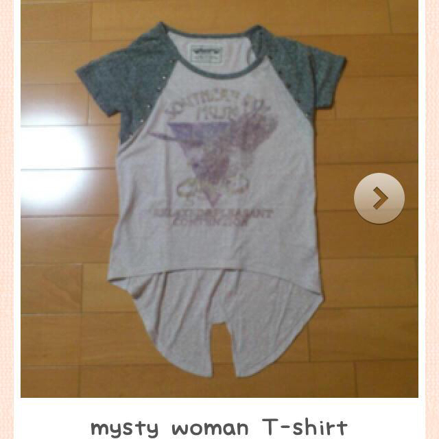 mysty woman(ミスティウーマン)の再出品♡Tシャツ レディースのトップス(Tシャツ(半袖/袖なし))の商品写真