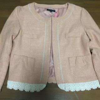 ミッシュマッシュ(MISCH MASCH)のミッシュマッシュ☆春ツイードジャケット(ノーカラージャケット)