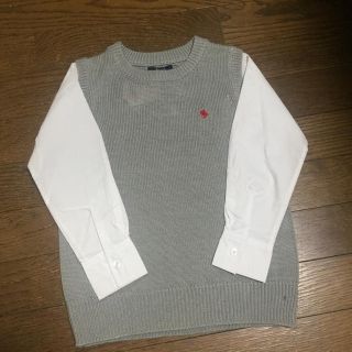 ポロラルフローレン(POLO RALPH LAUREN)の新品 POLO ニット ベスト シャツ(ブラウス)