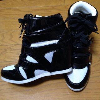 インヒールスニーカー★ヒール8cm(スニーカー)