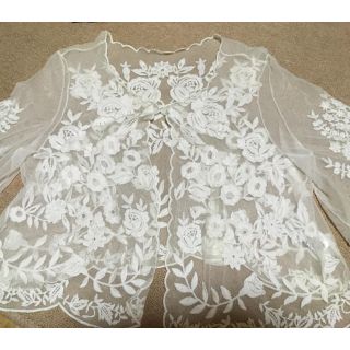 ジルスチュアート(JILLSTUART)のJILLSTUART シースルー カーディガン(カーディガン)