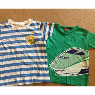 ユニクロ(UNIQLO)の鉄道Tシャツ 100 2枚組 ユニクロ、オジコ(Tシャツ/カットソー)