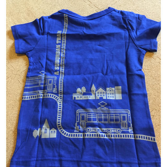 FELISSIMO(フェリシモ)の鉄道Tシャツ 未使用 110 フェリシモ キッズ/ベビー/マタニティのキッズ服男の子用(90cm~)(Tシャツ/カットソー)の商品写真