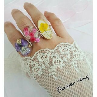 あんころもち様専用ページ❤flower ring(リング)