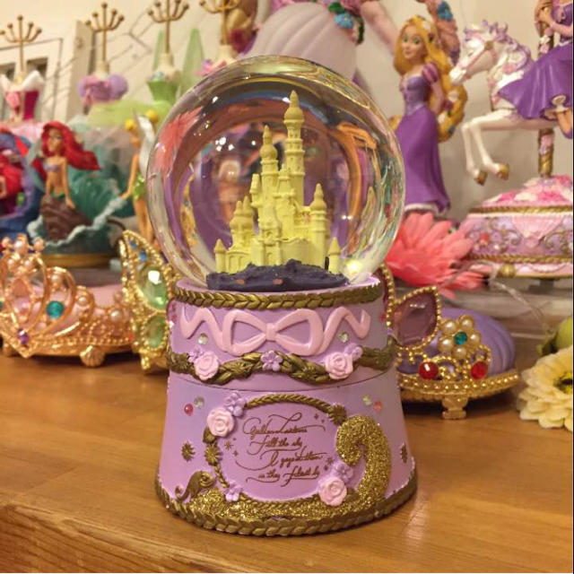 Disney - ラプンツェル アクセサリーケース スノードームの通販 by