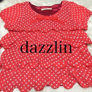 ダズリン(dazzlin)のdazzlin＊ドット柄トップス(カットソー(半袖/袖なし))