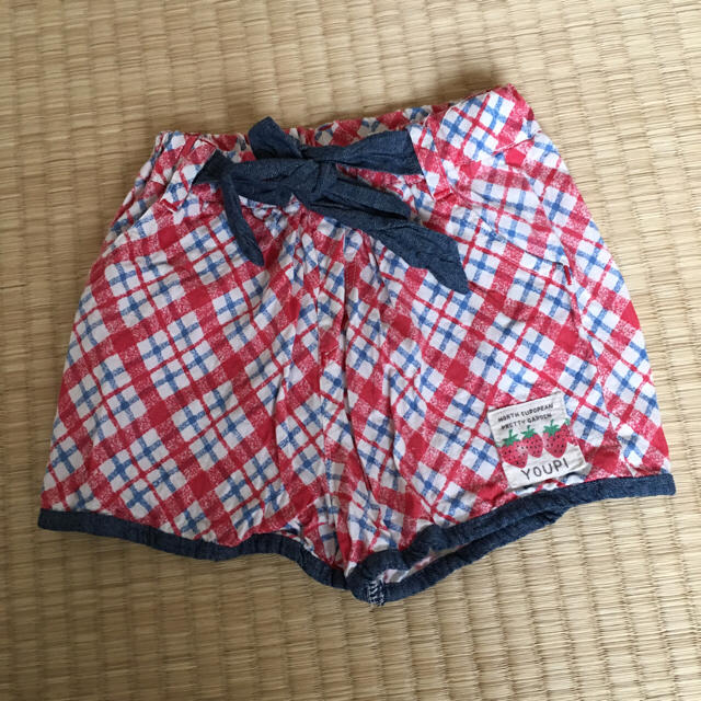 キムラタン(キムラタン)のyoupi ショートパンツ 90サイズ  キッズ/ベビー/マタニティのキッズ服女の子用(90cm~)(パンツ/スパッツ)の商品写真