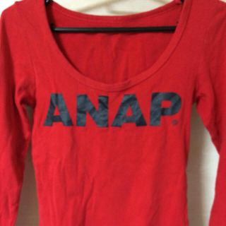 アナップ(ANAP)のANAP★ロゴTシャツ(Tシャツ(長袖/七分))