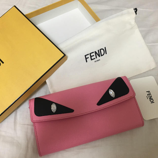 FENDI(フェンディ)のフェンディ モンスター 完売品 ピンク サイフ レディースのファッション小物(財布)の商品写真