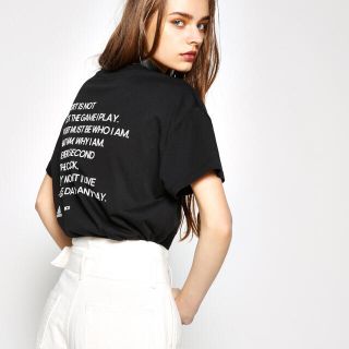 マウジー(moussy)のadidas ロゴTシャツ(Tシャツ(半袖/袖なし))