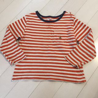 ベビーギャップ(babyGAP)の☆ボーダーロングTシャツ(Tシャツ/カットソー)