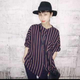 アメリヴィンテージ(Ameri VINTAGE)のyuka.様専用！ameri 【LOOSE STRIPE SHIRT】(シャツ/ブラウス(長袖/七分))