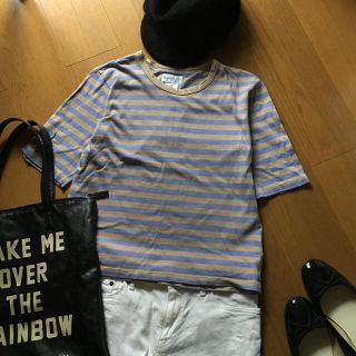 アニエスベー(agnes b.)のセールagnes b.ボーダーTシャツ 送料こみアニエスベー(Tシャツ(半袖/袖なし))