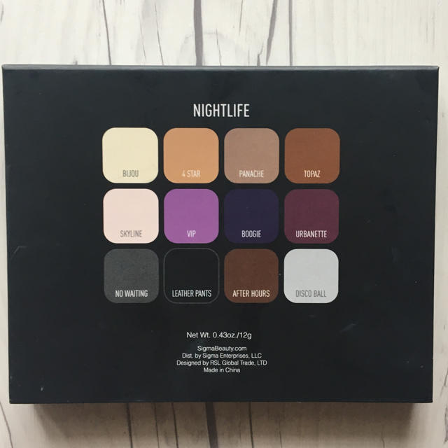 Sephora(セフォラ)のSigma Nightlife アイシャドウパレット コスメ/美容のベースメイク/化粧品(アイシャドウ)の商品写真