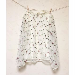 シマムラ(しまむら)のしまむら ♡ 花柄シースルートップス(シャツ/ブラウス(長袖/七分))