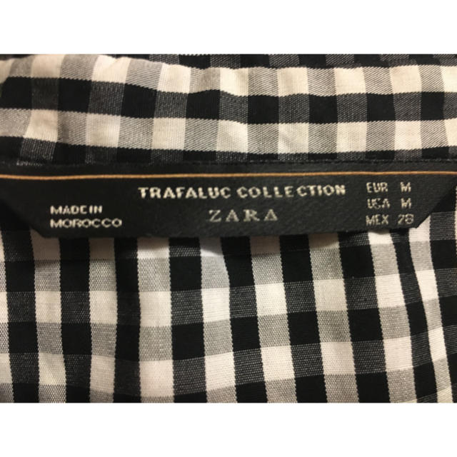 ZARA(ザラ)のZARA♡ギンガムチェックのシャツ レディースのトップス(シャツ/ブラウス(半袖/袖なし))の商品写真