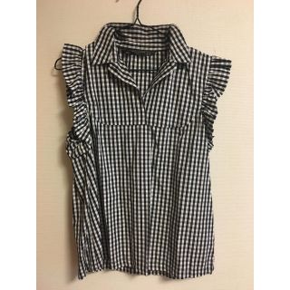 ザラ(ZARA)のZARA♡ギンガムチェックのシャツ(シャツ/ブラウス(半袖/袖なし))