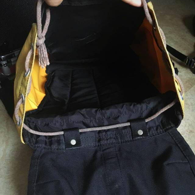 PORTER(ポーター)のPORTER UNION 吉田カバン デイパック リュック イエロー メンズのバッグ(バッグパック/リュック)の商品写真