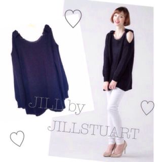 ジルバイジルスチュアート(JILL by JILLSTUART)のJILL by ♡ リボンモヘアニット(ニット/セーター)