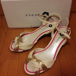 コキュ(COCUE)のCOCUE アンクルストラップミュール(ミュール)