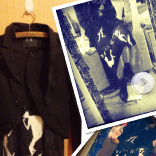 Yohji Yamamoto(ヨウジヤマモト)のY'sテーラードジャケット再出品(着画) レディースのジャケット/アウター(テーラードジャケット)の商品写真