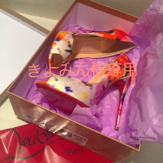 クリスチャンルブタン(Christian Louboutin)のルブタンオープントゥパンプス💐(ハイヒール/パンプス)