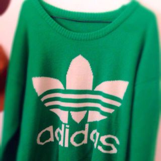 アディダス(adidas)のadidas Bigニット♡(ニット/セーター)