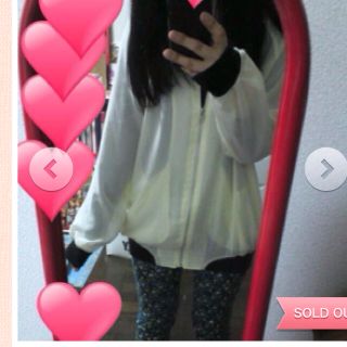 スライ(SLY)のSLY シースルーアウター♡シャツset(ブルゾン)