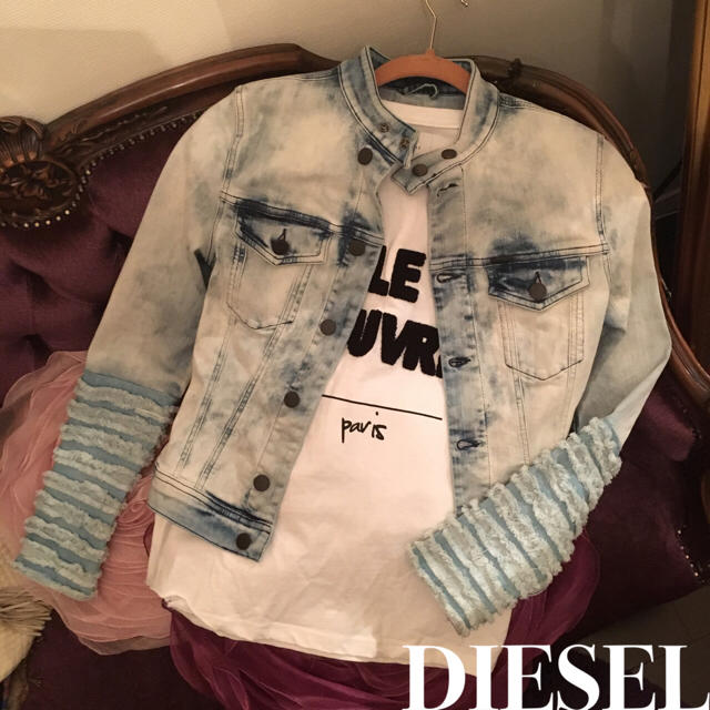 美品❗️定価4.5万 DIESEL 薄手デニムジャケット/ストレッチ//goa